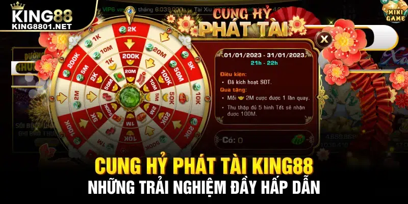 Cung hỷ phát tài King88 những trải nghiệm đầy hấp dẫn